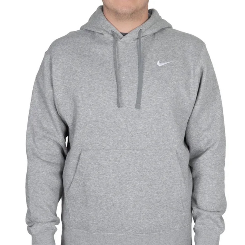 Nike Men's Light Gray Hoodie